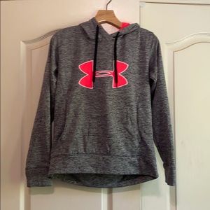 Grey under armour hoodie
